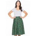 Beth Cotton Wrap Skirt in Fiji Print