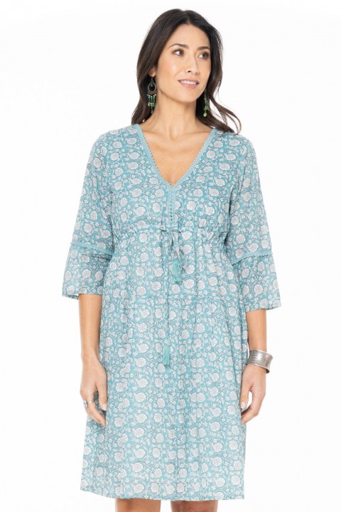 Jocy Cotton Voile L/S Tunic in Agra Print