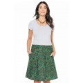 Melissa A-Line Cotton Skirt in Fiji Print