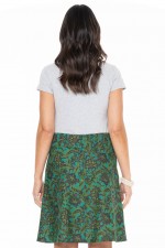 Melissa A-Line Cotton Skirt in Fiji Print