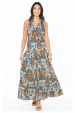 Nina Dress in Agean Print