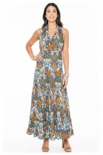 Nina Dress in Agean Print