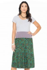 New Dita Cotton Reversible Skirt in Fiji & Berlin Prints 