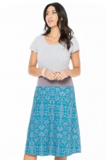 New Dita Cotton Reversible Skirt in Fiji & Berlin Prints 