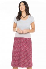 New Dita Cotton Reversible Skirt in Agean & Corfu Prints 