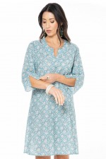 Yoshi Cotton Voile Kaftan in Agra Print