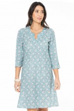 Yoshi Cotton Voile Kaftan in Agra Print