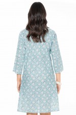 Yoshi Cotton Voile Kaftan in Agra Print