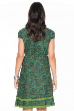 Gabriella Cotton Dress in Fiji Print