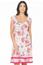 Gabriella Cotton Dress in Tunis Print