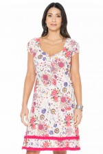 Gabriella Cotton Dress in Tunis Print