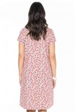 Amber Reversible Cotton Voile Dress in Ditsy & Agra Prints