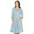 Angel Cotton Voile Dress in Agra Print