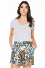 Lilia Shorts in Agean Print