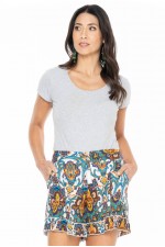 Lilia Shorts in Agean Print