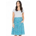 Shona Cotton Skirt in Berlin Print