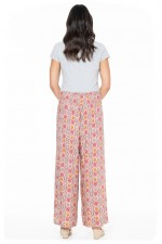 Nat Rayon Trouser with pockets in Rhodes Print