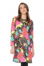 Sammie  L/S Tunic in Crush Print