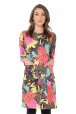 Sammie  L/S Tunic in Crush Print