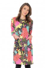 Sammie  L/S Tunic in Crush Print