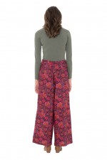 Nat Rayon Trouser with pockets in Malta Print